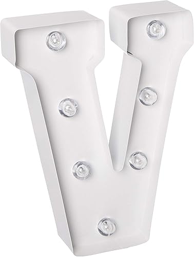 Vista 21 de Darice - Cartel de metal plateado con forma de letra Plata