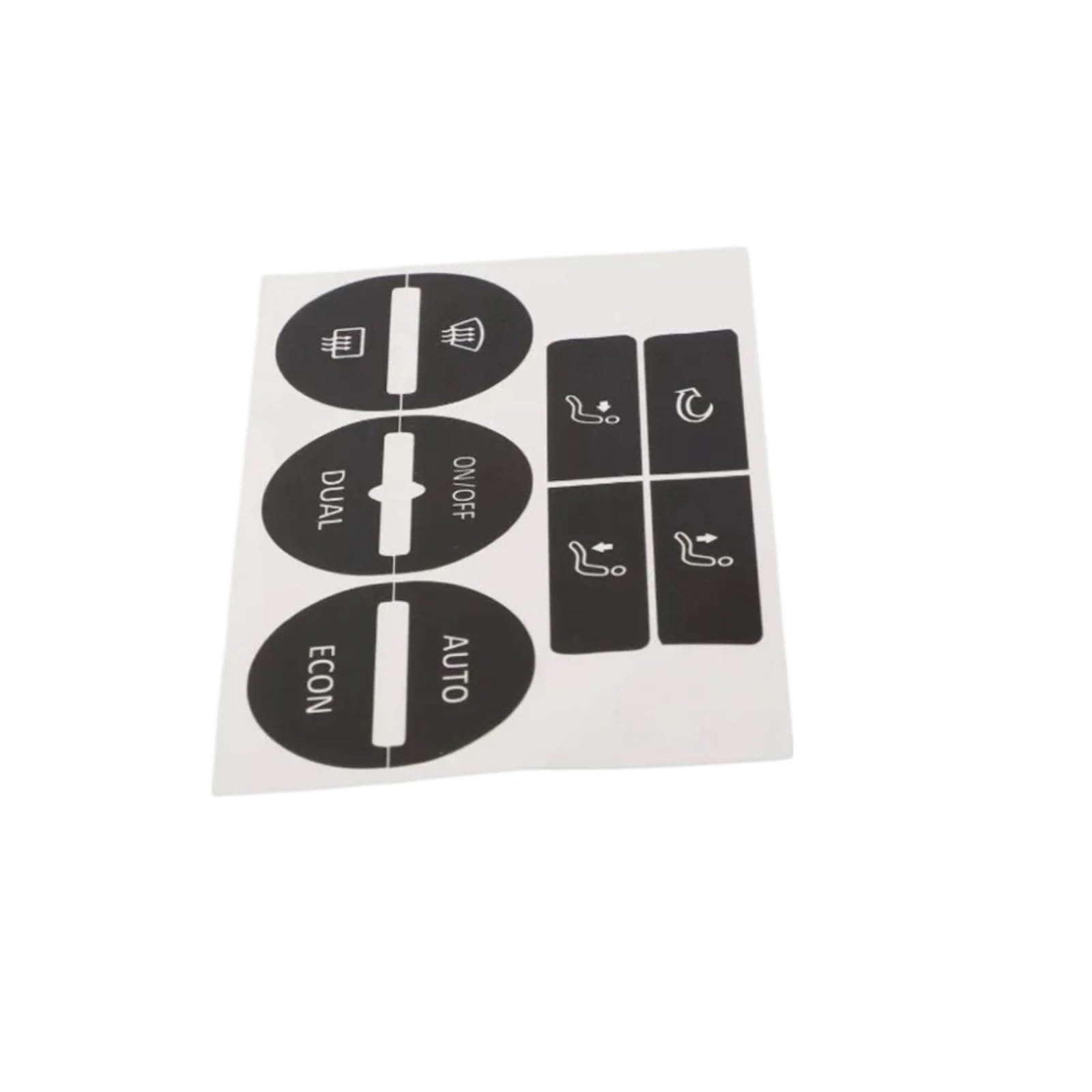 Wsbojxth One Color Repair Patch Compatible With Vw For Golf Mk5 2004-2008 1Pc Car Interior Center Console Button Stickers Car Ac Climate Control Button Worn Repair Decals