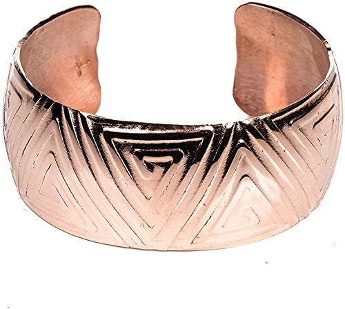 Turquoise Skies Tskies Copper Hammered Cuff Bracelet