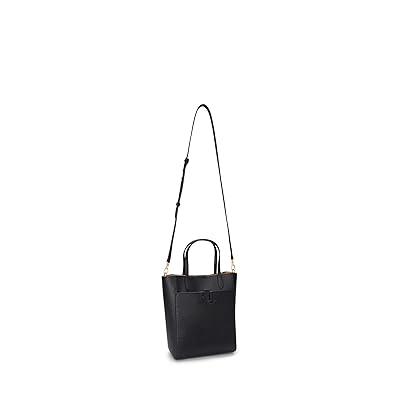 Lauren Ralph Lauren Pebbled Leather Small Cameryn Tote Bag Tote Handbags Black
