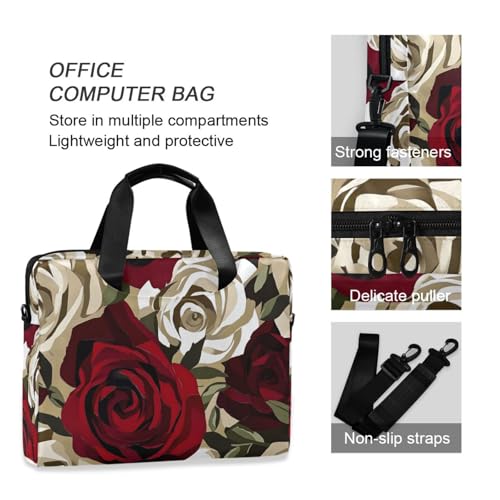 Bolso Bandolera para Laptop con Diseño Floral miniatura 4