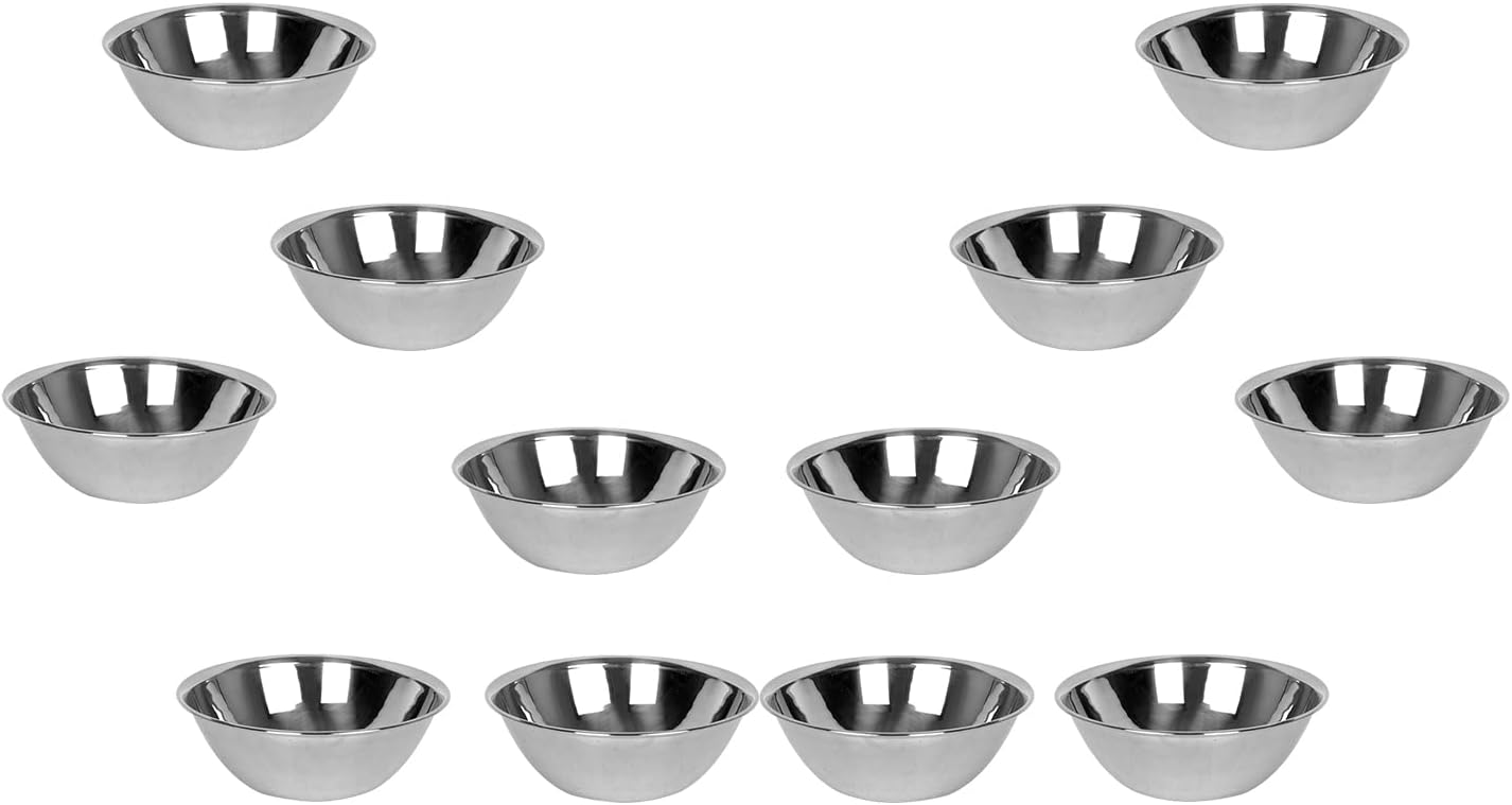 3/4 qt, 6-1/2" Diameter x 2-3/8" Height, Mixing Bowl (12 Pc)