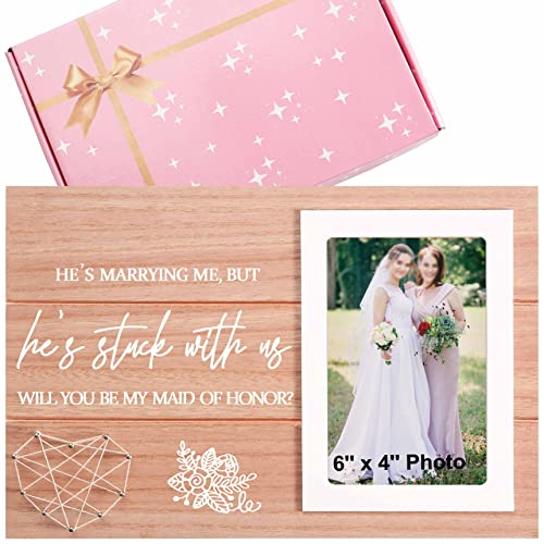Sioial Wedding Photo Picture Frame Gift to Maid of Honor