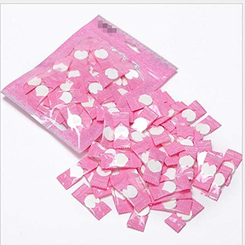Preisvergleich Produktbild 100 Stück komprimiertes Maskenpapier, Seidentechnologie, ultradünne Maskenpartikel, Baumwollvliesstoff, DIY-Papiermaske