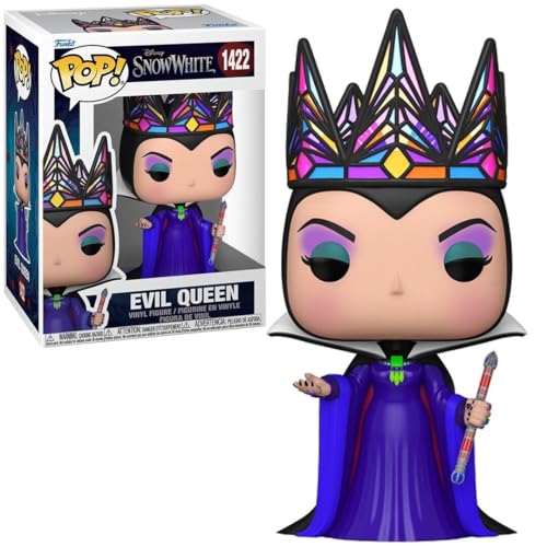 Funko POP! Disney: Biancaneve Live Action - Regina Cattiva - (BLK/PUR) - Personaggio da collezione in vinile - Giocattoli per bambini e adulti - Fan dei film - Modellino per collezionisti