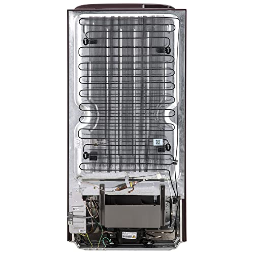 Image of LG 215 L 3 Star Direct-Cool Single Door Refrigerator (GL-B221ASPD, Scarlet Plumeria, Moist 'N' Fresh)