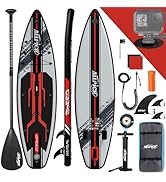 YASKA Stand Up Paddle Board Aufblasbar - 335cm SUP Board Mit Komplettem Zubehör