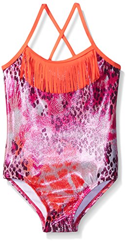 Limited Too Girls' Animal Foil One-Piece Swimsuit
