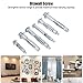 Walfront 42PCS M4~M6 Stainless Steel External Hex Expansion Bolt Plasterboard Screw Combination Kit Hand Tool Accessory for Industry, Expansion Series