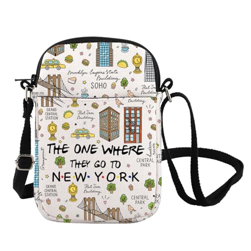 New York Travel Crossbody Bags New Yorker Shoulder Bag New York Souvenir Gift New York Merchandise NYC Lover Gift