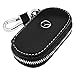 Produktbild Yeer Universal-Autoschlüsselhalter aus echtem Leder mit Edelstahlhaken Fernschlüsselfall Metall-Reißverschluss-Schlüsselring-Tasche (Color : for Mazda)