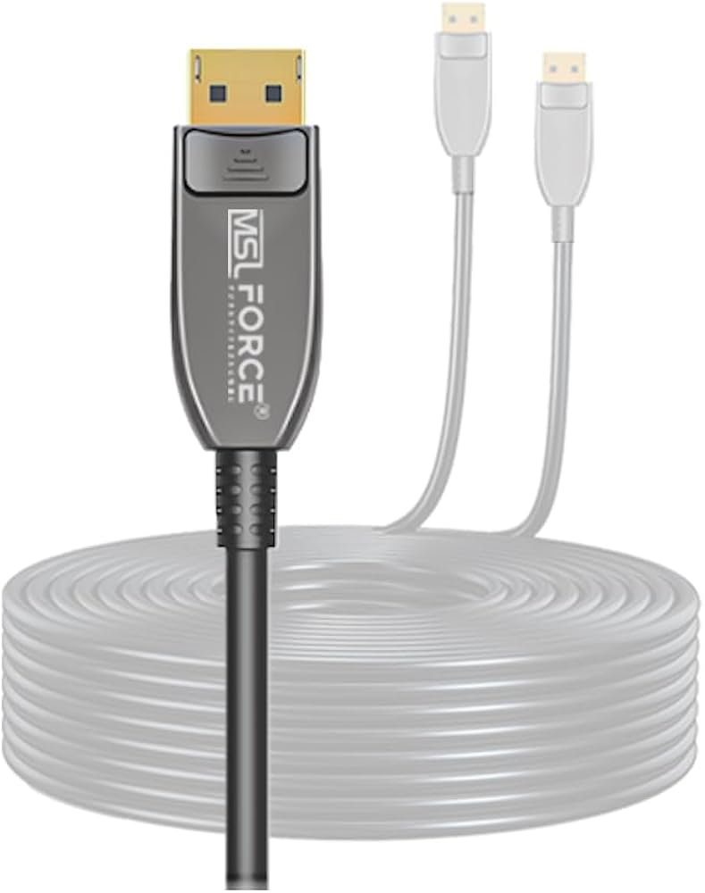 Amazon | 安心の日本企業 8K対応 光ファイバー DisplayPort 1.4