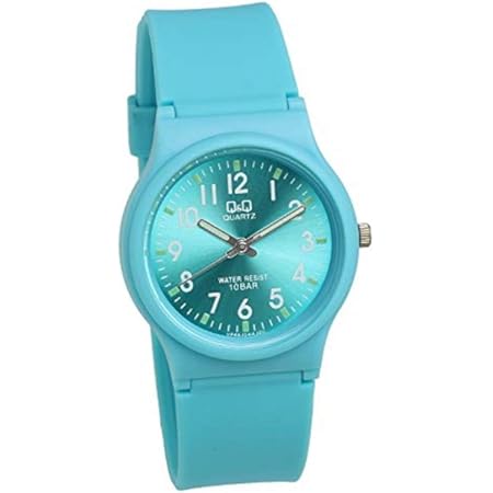 Amazon シチズン Citizen Q Q 腕時計 ウォッチ ラバー 32mm 10気圧防水 ブルー メンズ レディース キッズ メンズ腕時計 腕時計 通販