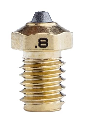 Boquillas Diamondback Compatible con V6 Boquillas de impresora 3D con punta de diamante sólido policristalino, extrusión mejorada, cualquier