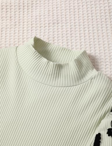 Image of Toddler Girl Clothes Girls Outfits Flare-lace Sleeve Top and Plaid Skirt Dress Fall Winter 2Pcs Girls Clothes 5-12T