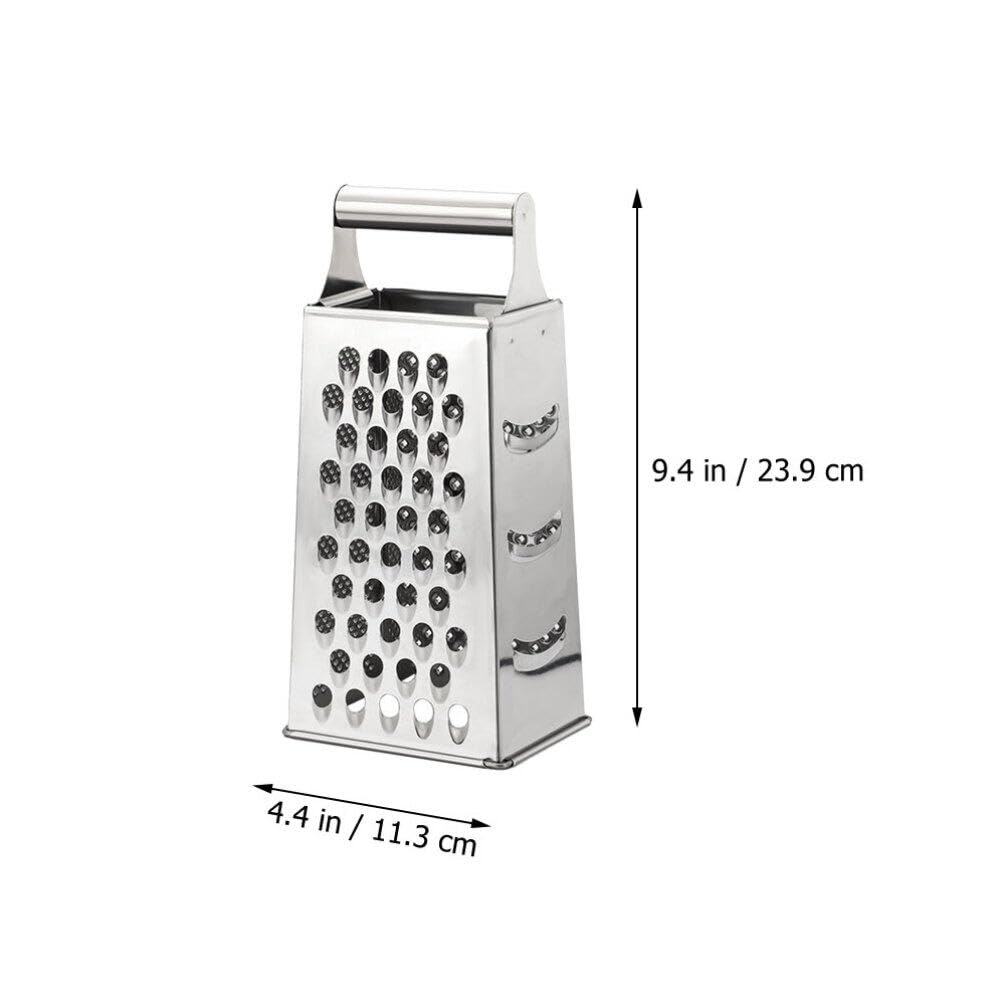 Rallador multifunción de acero inoxidable con mango antideslizante, triturador versátil de verduras y frutas para cortar y rallar fácilmente la cocina 3