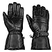 Men an Women Premium Winter Motorcycle Biker Sheep Leather Gauntlet Thinsulate Gloves XXL