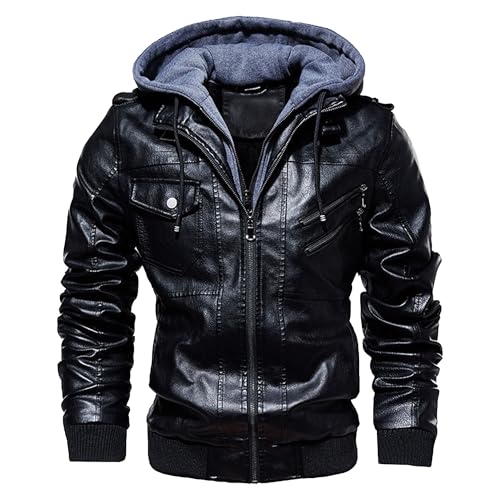Manteau de moto homme vintage pour les sorties d'automne en ville