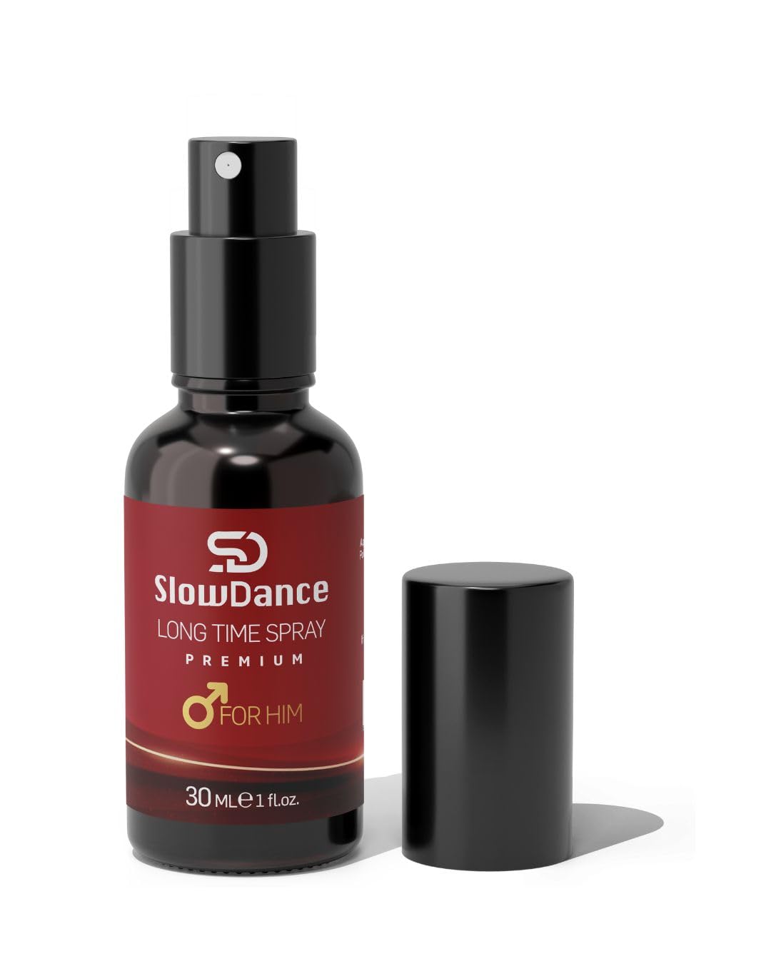 Slow Dance Delay Spray, Non-Numbing to Help Men Last Longer in Bed - Climax Control for Better Sensation - Sex Accessories for Adults Couples, 30 ml Bottle with 240+ Sprays