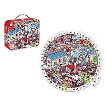 Janod-Puzzle-de-observacion-Redondo-208-Piezas