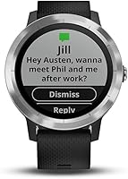 Vista 7 de Smartwatch GARMIN Vivoactive 3 1,2in GPS Waterproof 5 ATM Glonass Black Stainless Steel (Renewed)