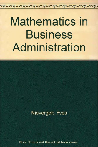 Mathematics in Business Administration