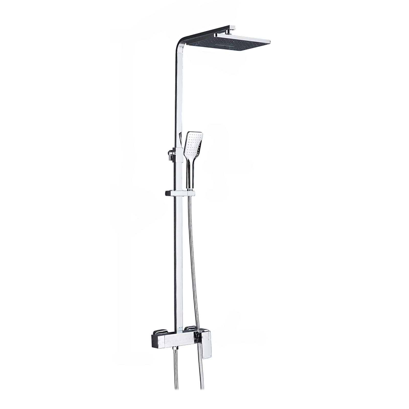 Robinet de douche en laiton supérieur et ensemble combiné effet pluie 8" haut de gamme