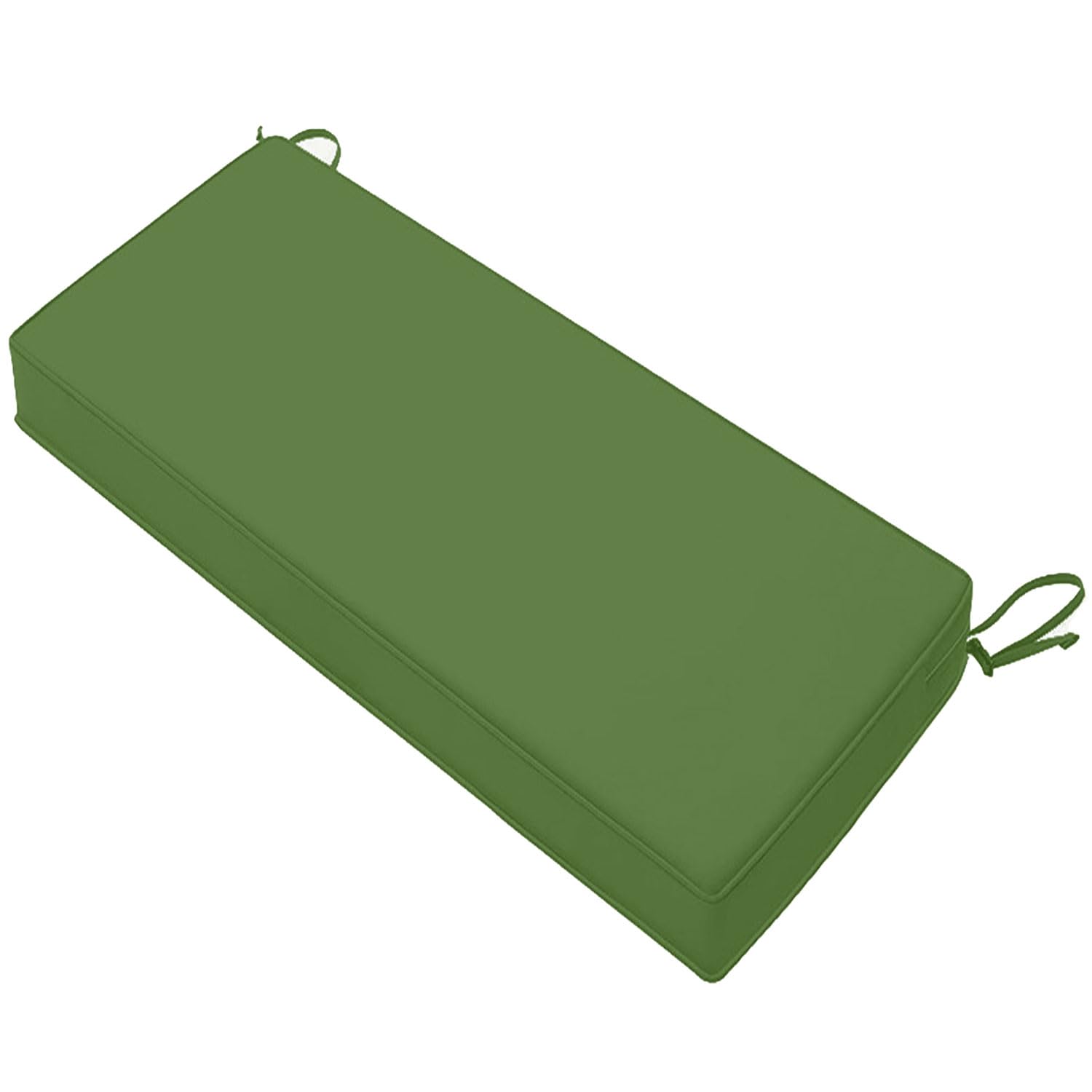 Coussin de banc d'extérieur vert gazon de qualité supérieure 99 cm