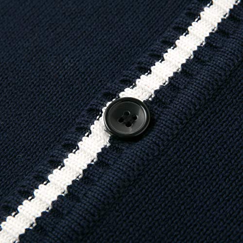 Curipeer Boys' Cardigan Knitted Sweater Fall Button Up Sweater Cardigan for Toddler Boys 3-14Y4