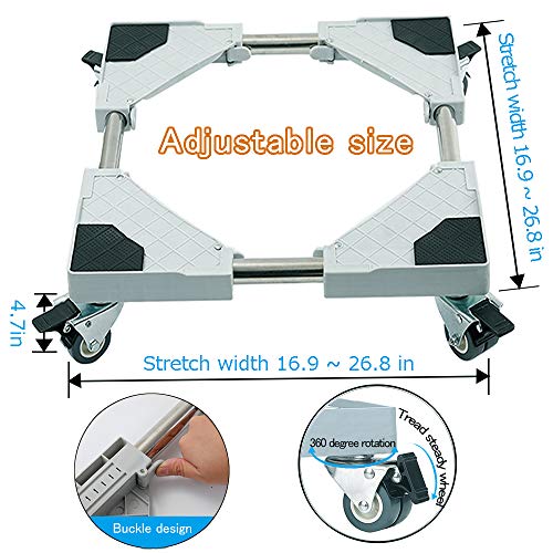 image for UEJUNBO Multi-Functional Furniture Dolly Roller Base Adjustable Movabl