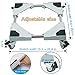 Multi-Functional Furniture Dolly Roller Base Adjustable Movable Base Refrigerator Stand for Washing Machine Refrigerator and Dryer (4 Wheel)