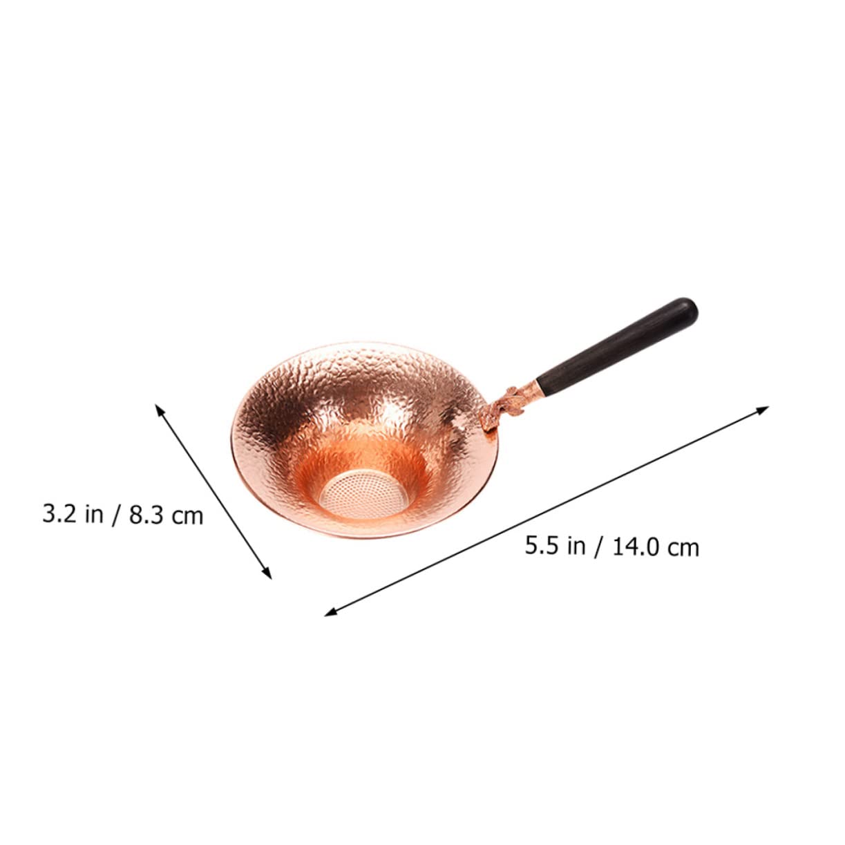 UPKOCH 3 Piezas De Accesorios De Cóctel De Fugas De Té Infusor De Té De Silicona Colador De Metal Colador De Té De Hojas Sueltas Tamiz De Fina Difusor De Té Cobre Madera De