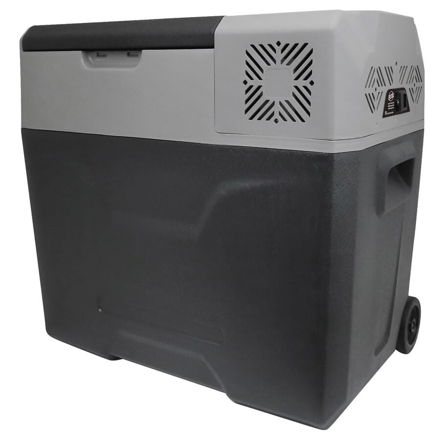 LOGICA Frigorifero Portatile a Compressore 47L: Frigo Auto 12V/24V e 220V, Congelatore Professionale per Camper e Campeggio, Controllo App, Ruote e Manico, Raffredda fino a -20°C, Display LED
