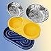 YPBEW Dog Bowls Double Stainless Steel Bowl Water and Food Dish Set Slow Feeder Stand for Cats Puppies Detachable