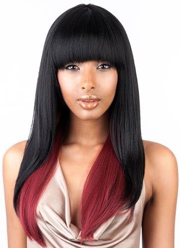 ISIS BROWN SUGAR Human Blended Full Wig - BS103 (#SMP1B/RED)