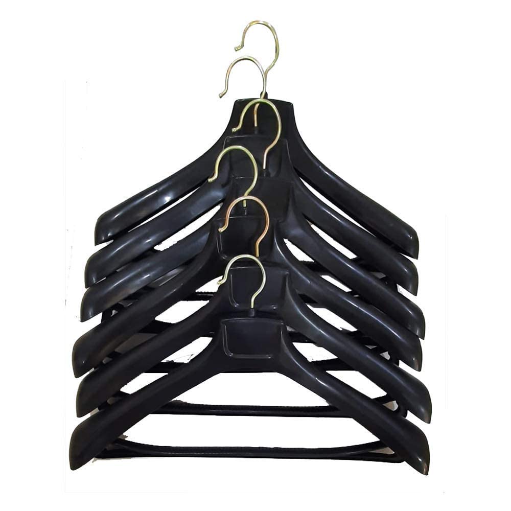 ROLLYWARE™ Unique Design Plastic Coat Hanger with Locking Bar for