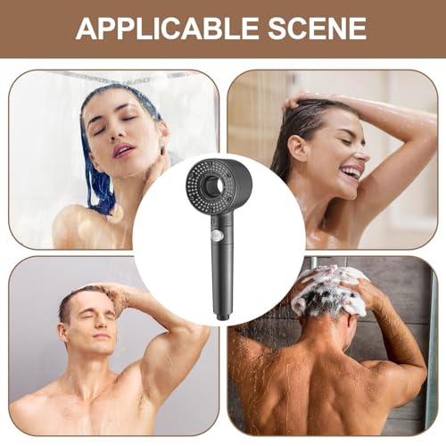 Filtre de pommeau de douche booster de salle de bain ajustable 5 modes pour hôtel - 5
