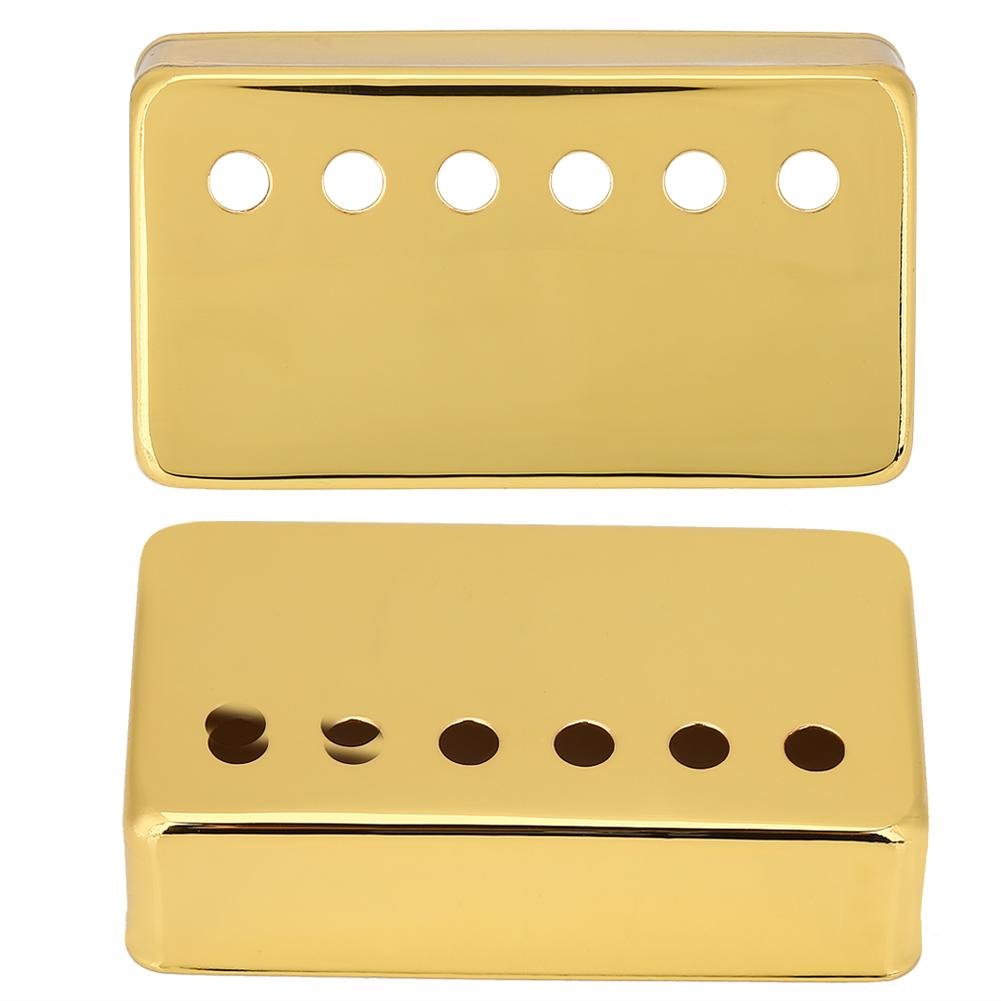 Custodie Per Pickup Chitarra Elettrica - Set Da 2, Metalliche, Oro, Per Montaggio Su Collo E Ponte - Foto 10