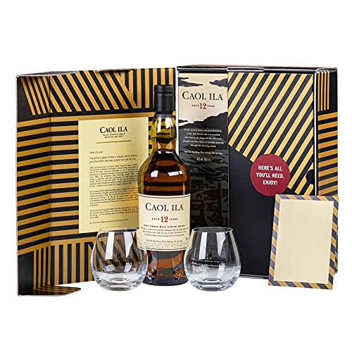 Caol Ila 12 Jahre | Islay Single Malt Scotch Whisky | im hochwertigen Geschenkset | Ausgezeichneter, aromatischer… – Bild 2
