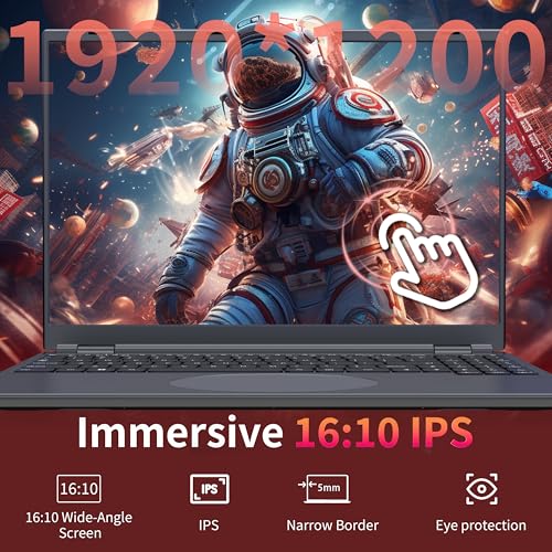 Image of 16 inch Touchscreen Laptop, i3-8109U, 16GB RAM, SSD, RGB Backlit Keyboard, Face & Fingerprint Recognition, 180 Degree Opening and Closing, Win 11 (16GB RAM | 512GB SSD)