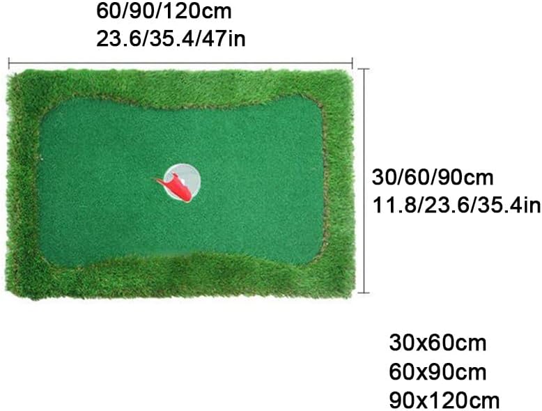 Floating Golf Green, Outdoor Putting Mats Training Accessories, Pool Golf Game with Flag and Tee for Outdoor Indoor Swimming Pool