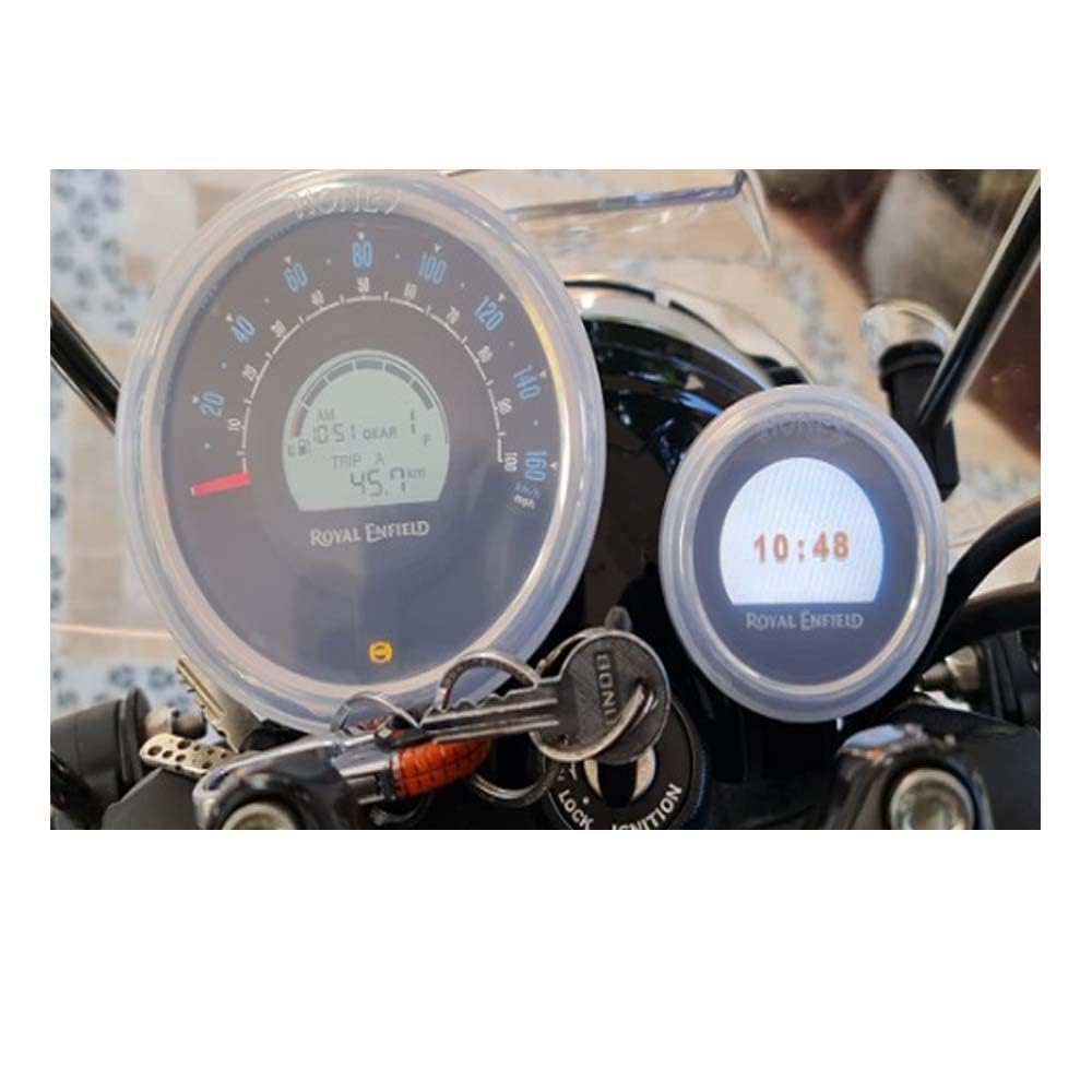 Screen Protector Speedometer Cover Cap Compatible with Royal Enfield Meteor 350-picture-19