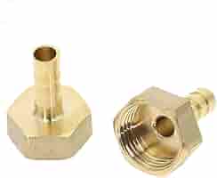 Tubo Carburante Raccordo A Gomito In Ottone 1/2" Barb X 3/8" NPT Maschio - Per Tubi Di Acqua, Aria, Gas, Combustibile Raccordo Ottone Gomito - Foto 8