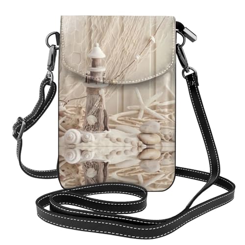 Sac à bandoulière en cuir anti-encombrement avec portefeuille
