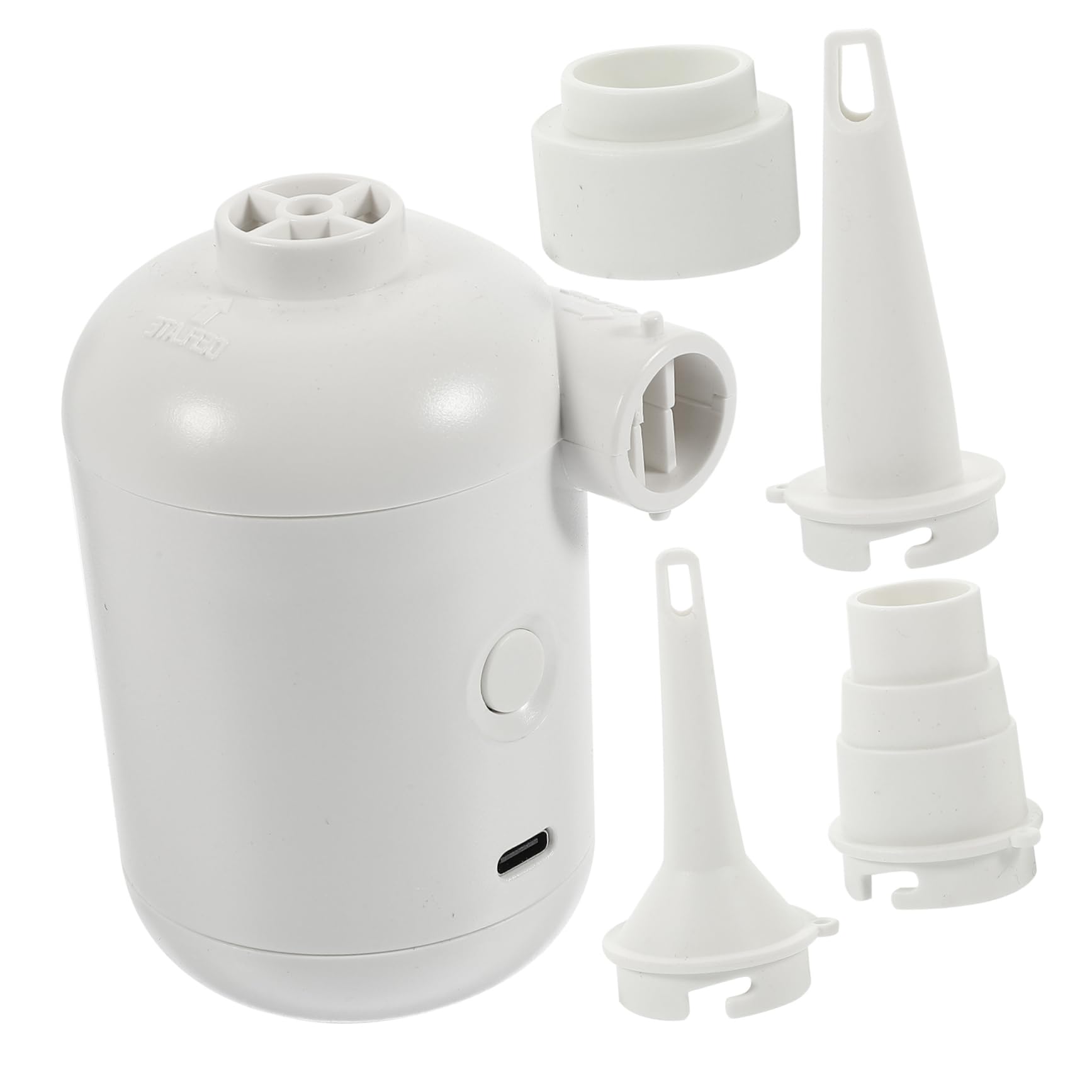 INOOMP 2sets Electric Air Pump for Quick Inflation of Air Mattresses Pool Toys and Outdoor Gear Multi-Function Inflator High Airflow Rate for Home and Camping Use