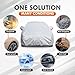 Coverra Car Cover Custom Fit for VW Beetle Bug 2-Door 1960-1980, 6 Layer Heavy Duty Waterproof All Weather Car Tarp Outdoor Protection with Cotton Lining