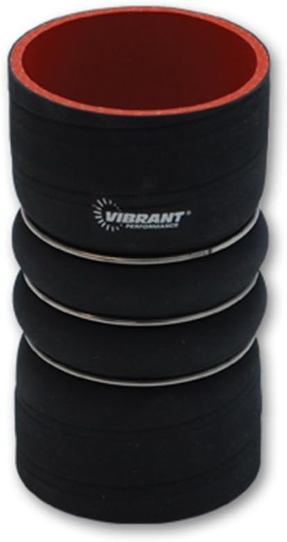Mangote de conexão com ressalto Vibrant Performance 11820 em silicone preto fosco – 1 unidade