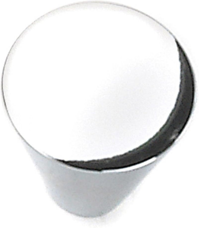 Laurey 26026 Cabinet Hardware 3/4-Inch Small Cone Knob, Polished Chrome