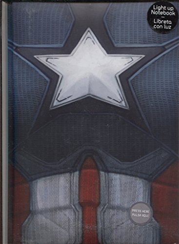 SD TOYS SDTMAR20412 Capitan America Notizbuch mit Licht Captain