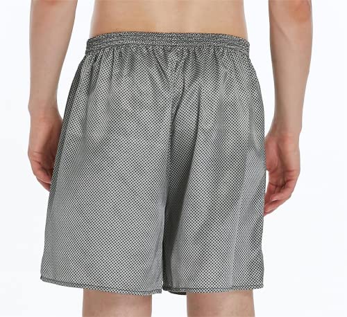 Lavenderi Men's Silk Satin Boxer Shorts, Pajama Shorts2